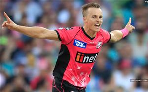 An English cricketer Tom Curran - a right-arm fast-medium bowler